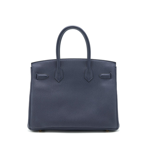 HERMES BIRKIN 30 TOGO 2Z BLUE NUIT RGHW