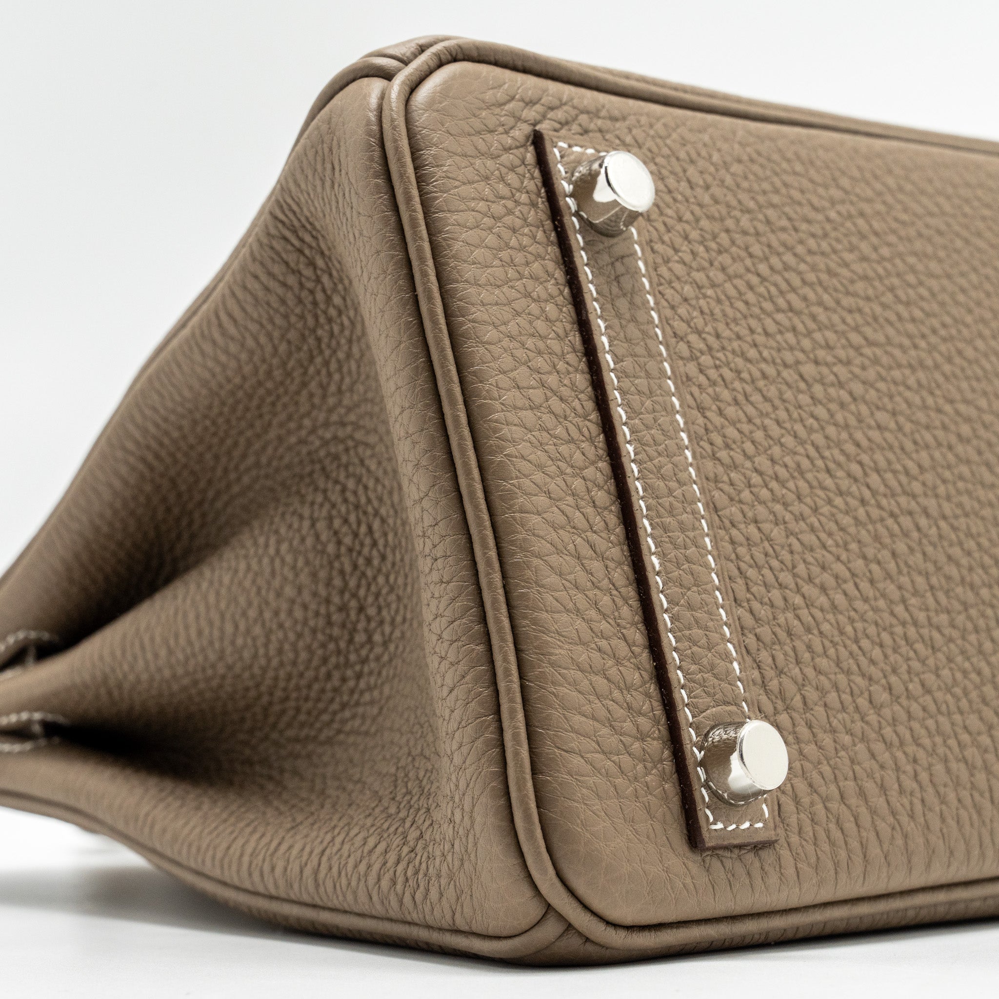 HERMES BIRKIN 25 TOGO ETOUPE SHW