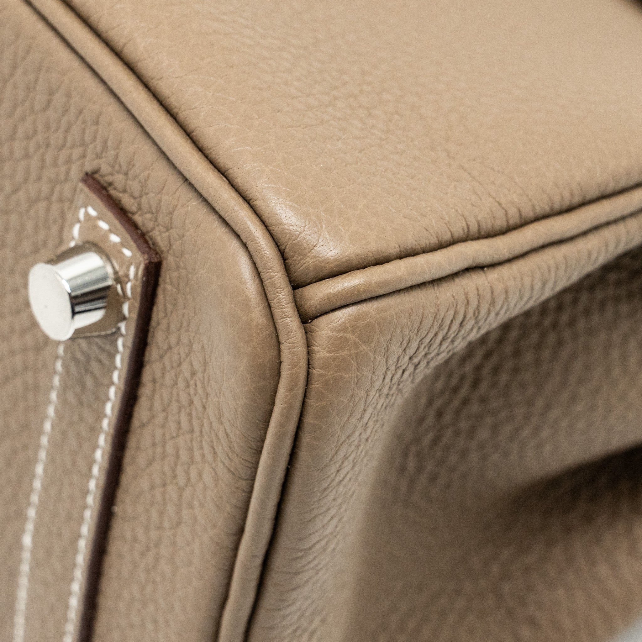 HERMES BIRKIN 25 TOGO ETOUPE SHW