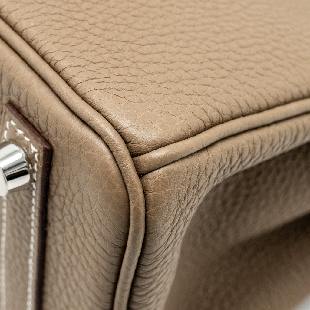 HERMES BIRKIN 25 TOGO ETOUPE SHW