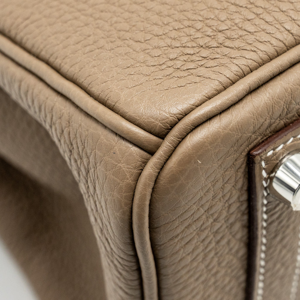 HERMES BIRKIN 25 TOGO ETOUPE SHW