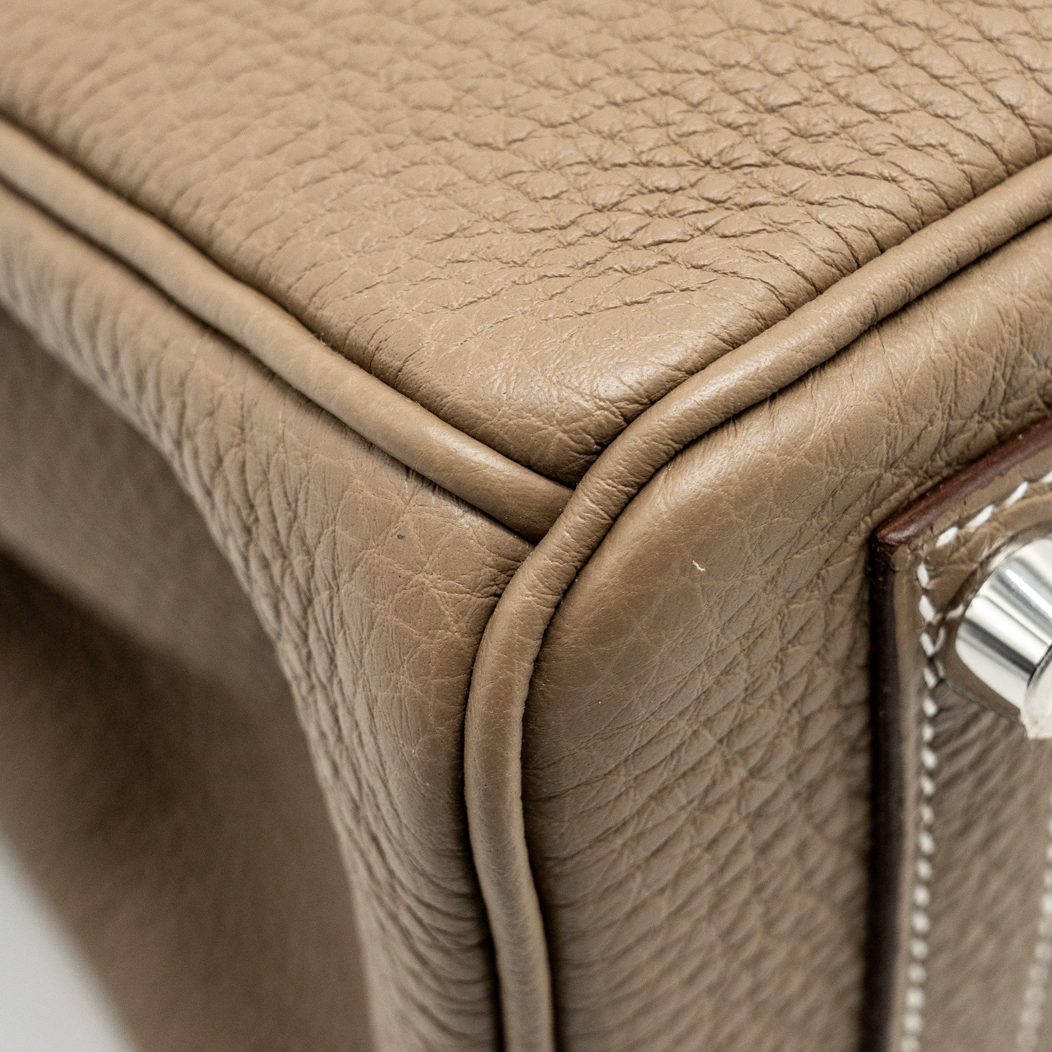 HERMES BIRKIN 25 TOGO ETOUPE SHW