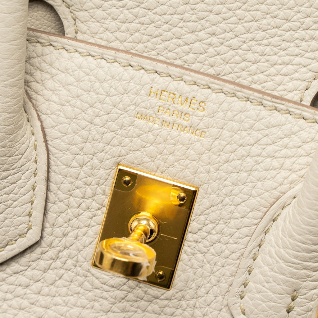 HERMES BIRKIN 25 TOGO BETON GHW