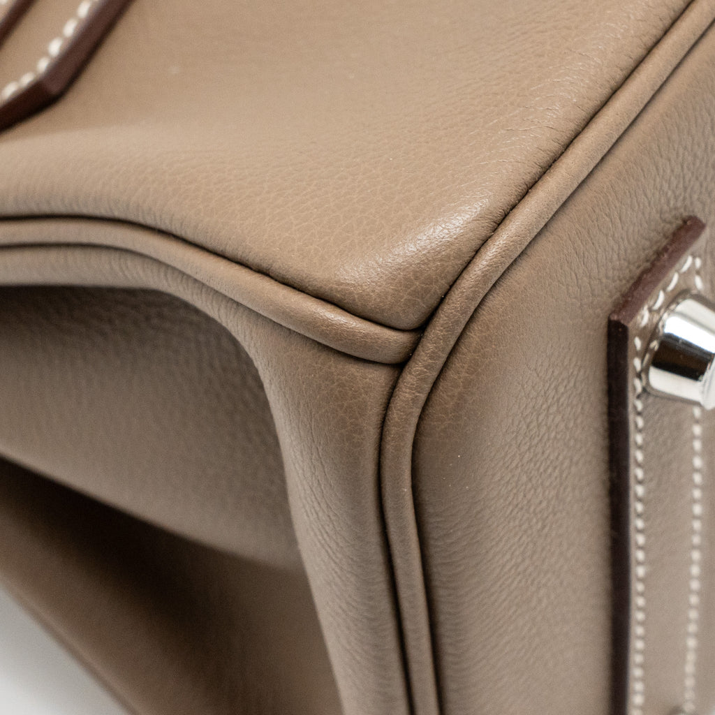 HERMES BIRKIN SHOULDER 29 EVERCOLOR ETOUPE SHW