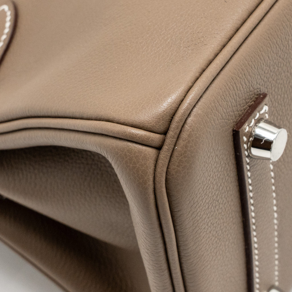 HERMES BIRKIN SHOULDER 29 EVERCOLOR ETOUPE SHW