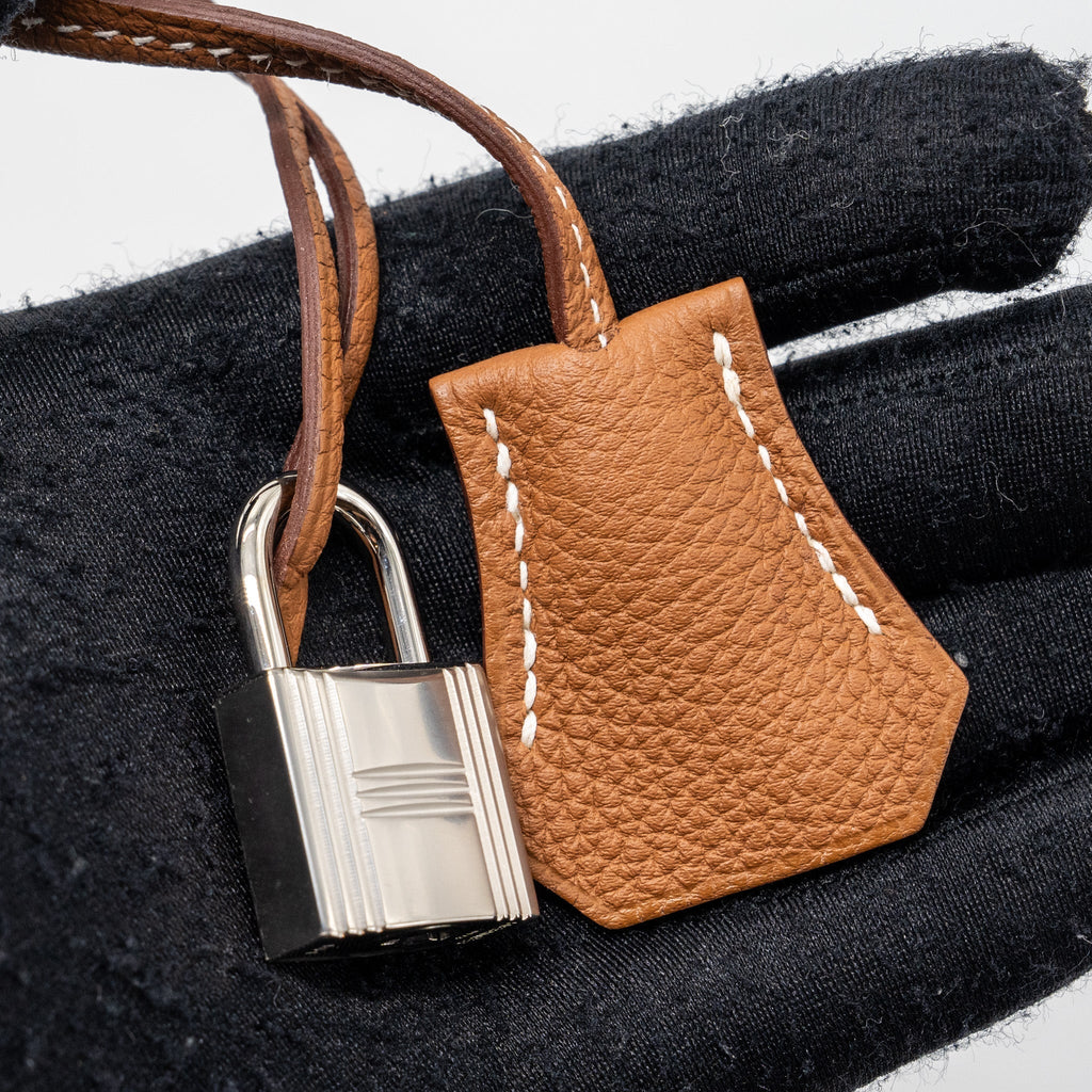 HERMES BIRKIN 25 TOGO GOLD SHW