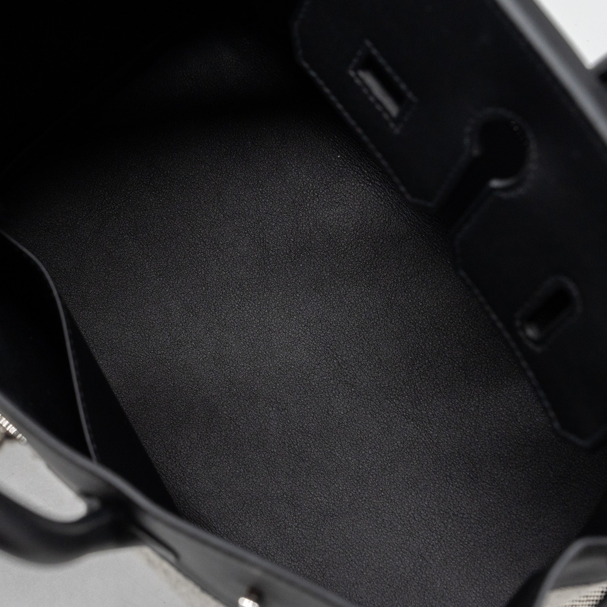 HERMES BIRKIN 25 TOILE SWIFT/CANVAS BLACK SHW
