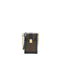 VERTICAL TRUNK POCHETTE WITH CHAIN MONOGRAM CANVAS GHW