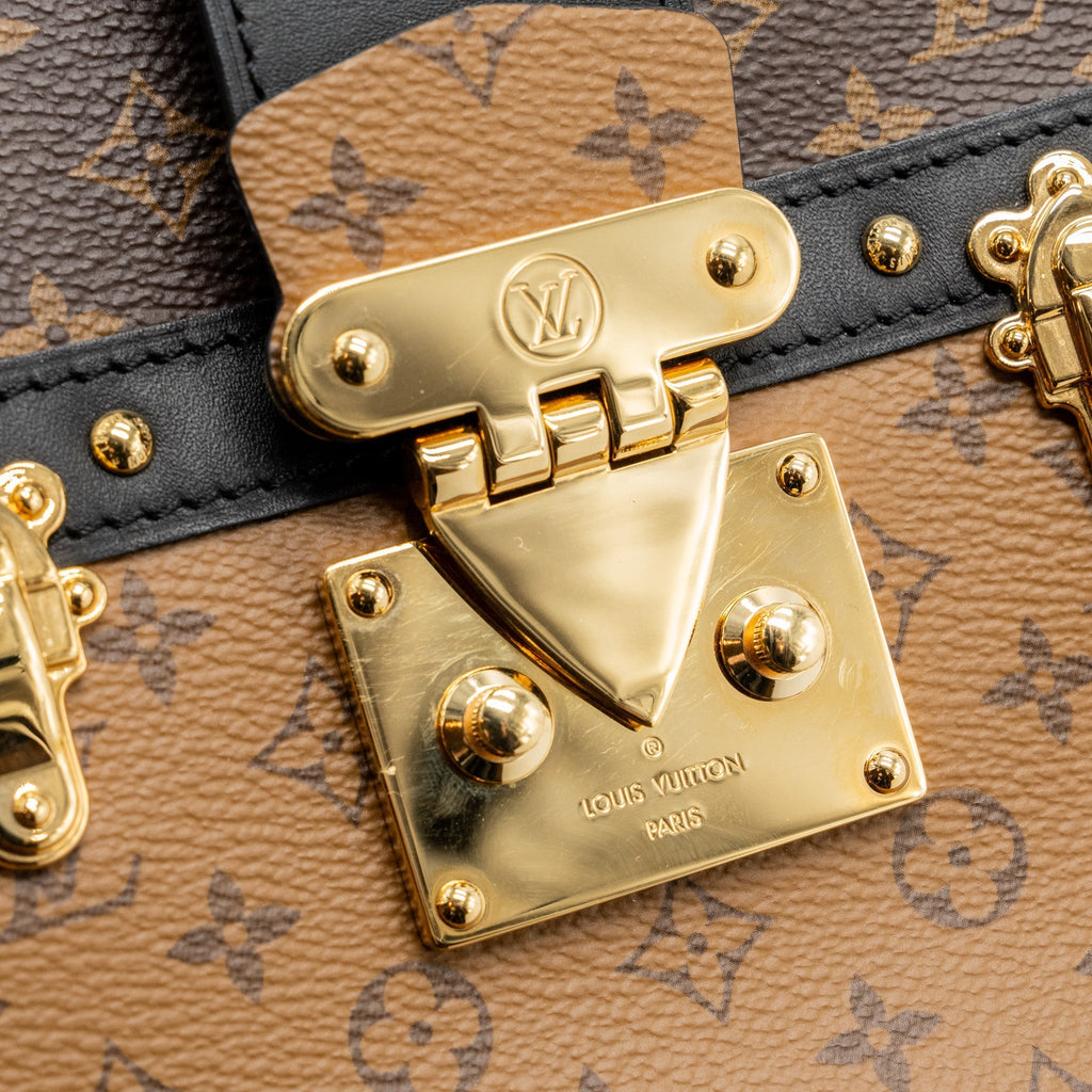 TRUNK CLUTCH MONOGRAM REVERSE CANVAS GHW