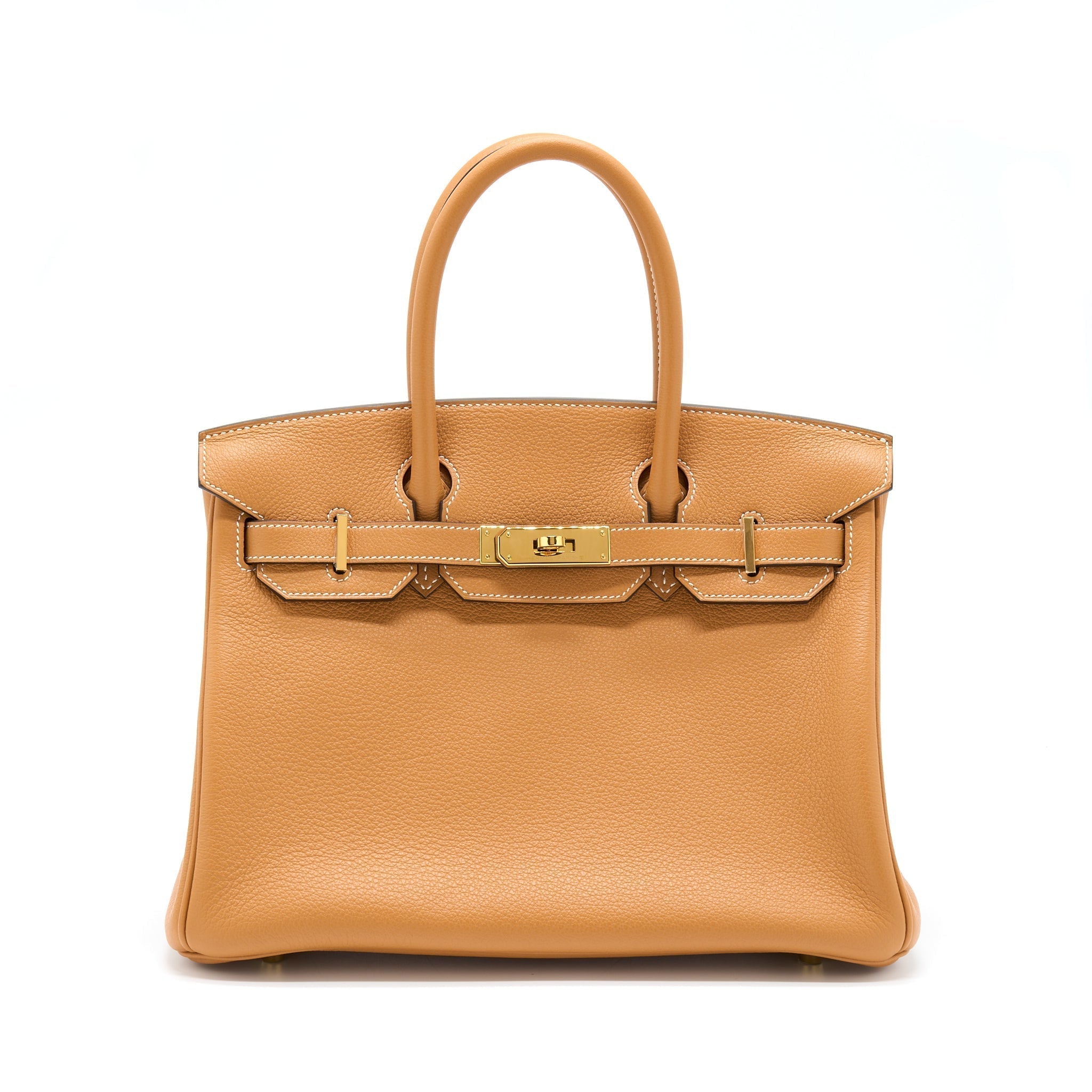 HERMES BIRKIN 30 NOVILLO 1H TOFFEE GHW