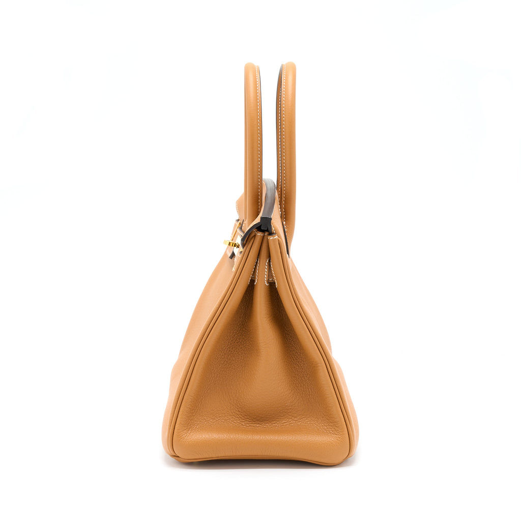 HERMES BIRKIN 30 NOVILLO 1H TOFFEE GHW