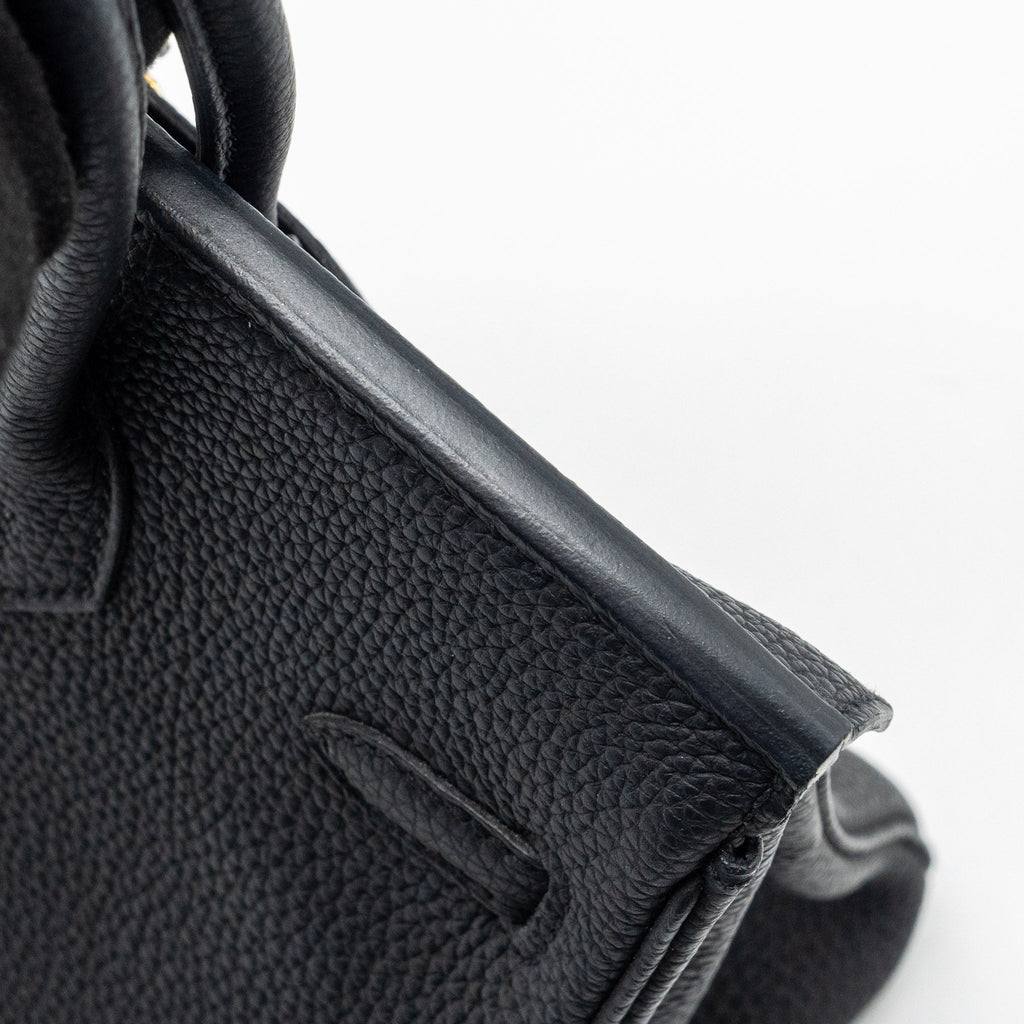 HERMES BIRKIN25 TOGO BLACK GHW