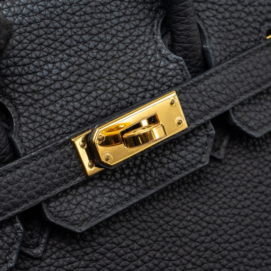 HERMES BIRKIN25 TOGO BLACK GHW