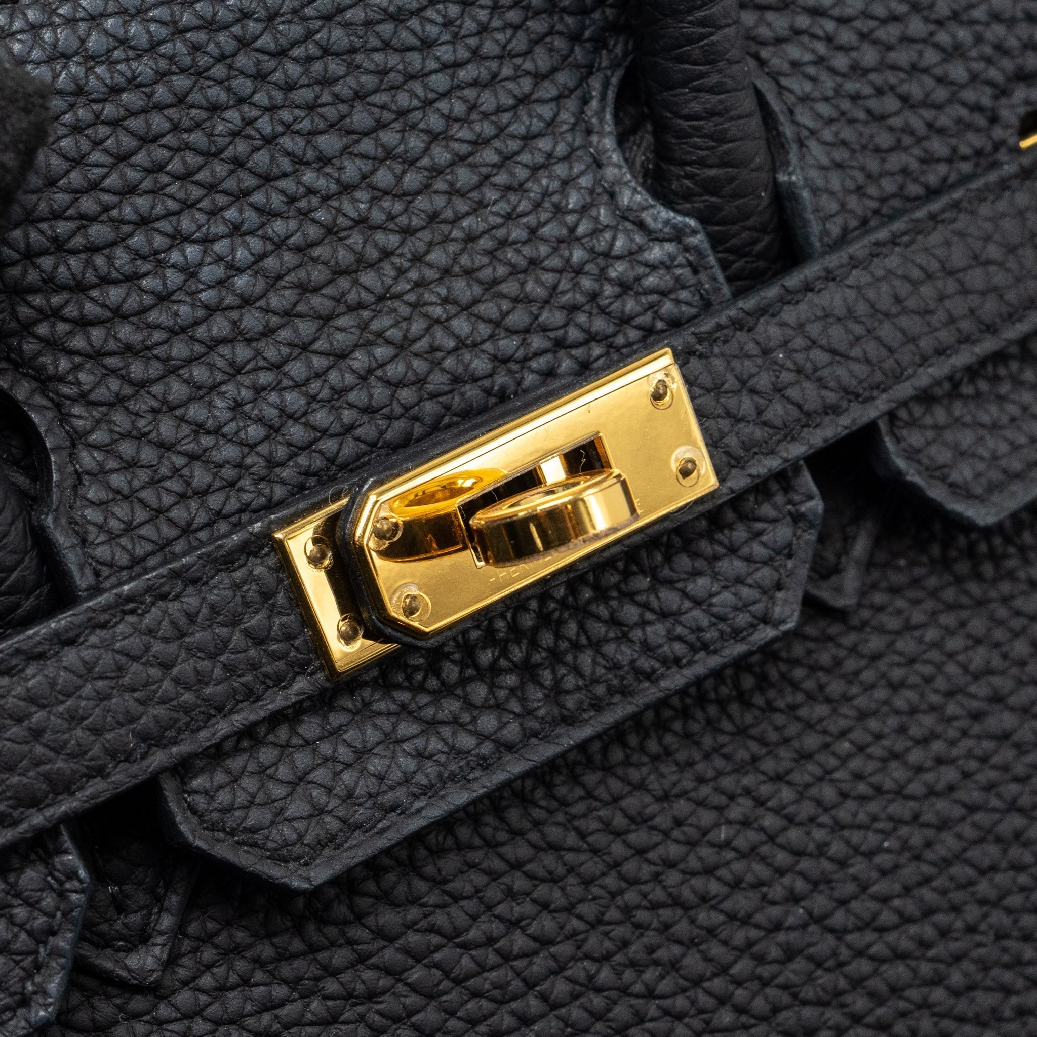 HERMES BIRKIN25 TOGO BLACK GHW