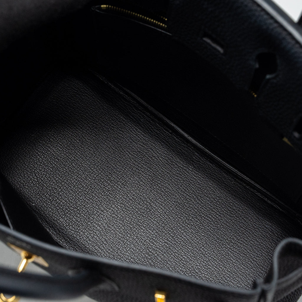 HERMES BIRKIN25 TOGO BLACK GHW