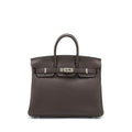 HERMES BIRKIN 25 TOGO EBENE /GOLD SHW