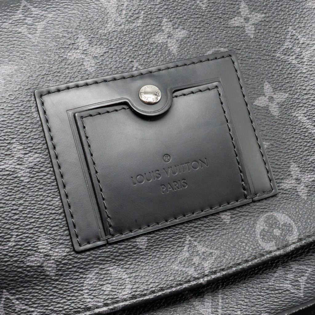 MESSENGER VOYAGER PM MONOGRAM CANVAS BLACK SHW