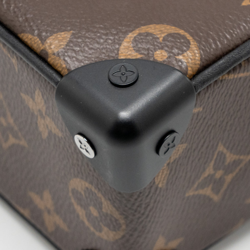 MINI SOFT TRUNK MONOGRAM CANVAS MARA-BLACK/ORANGE HARDWARE