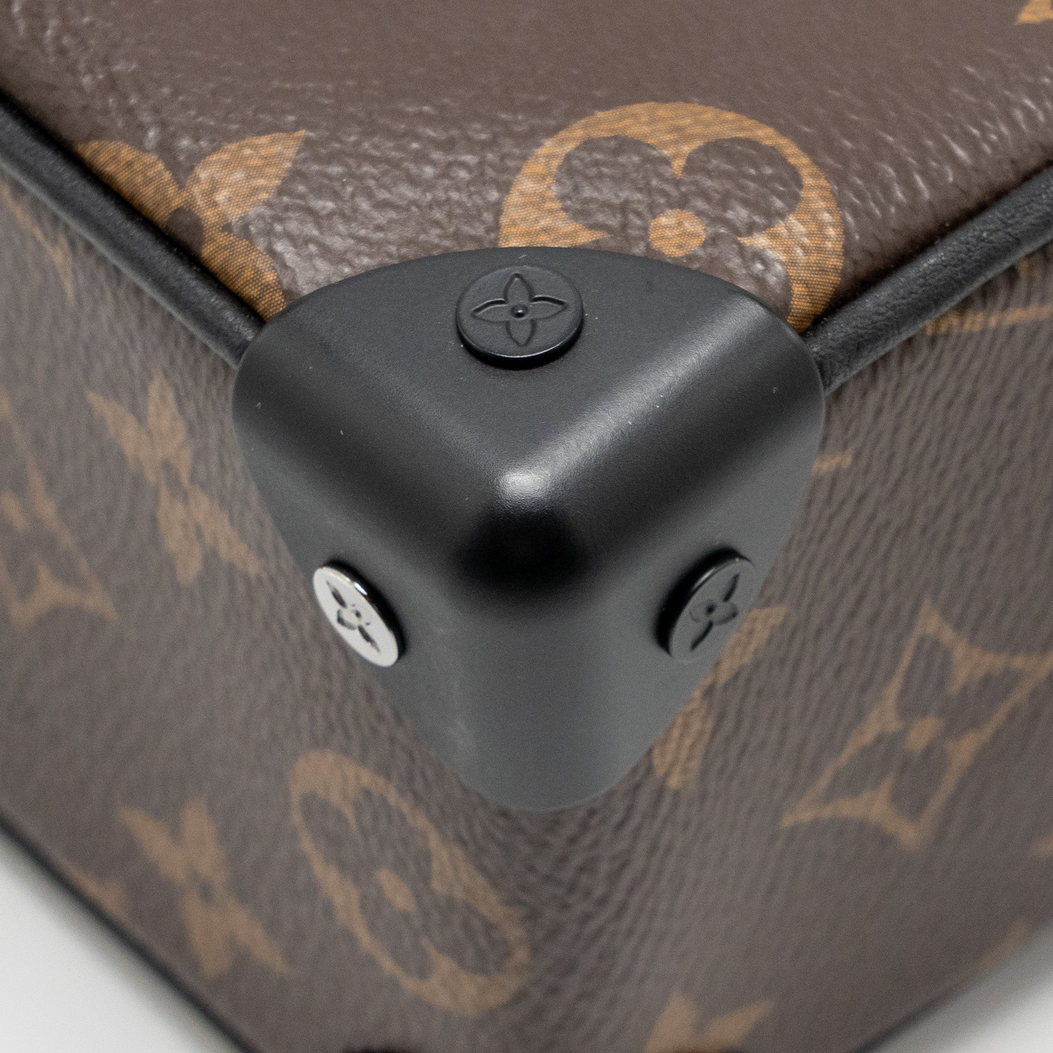 MINI SOFT TRUNK MONOGRAM CANVAS MARA-BLACK/ORANGE HARDWARE