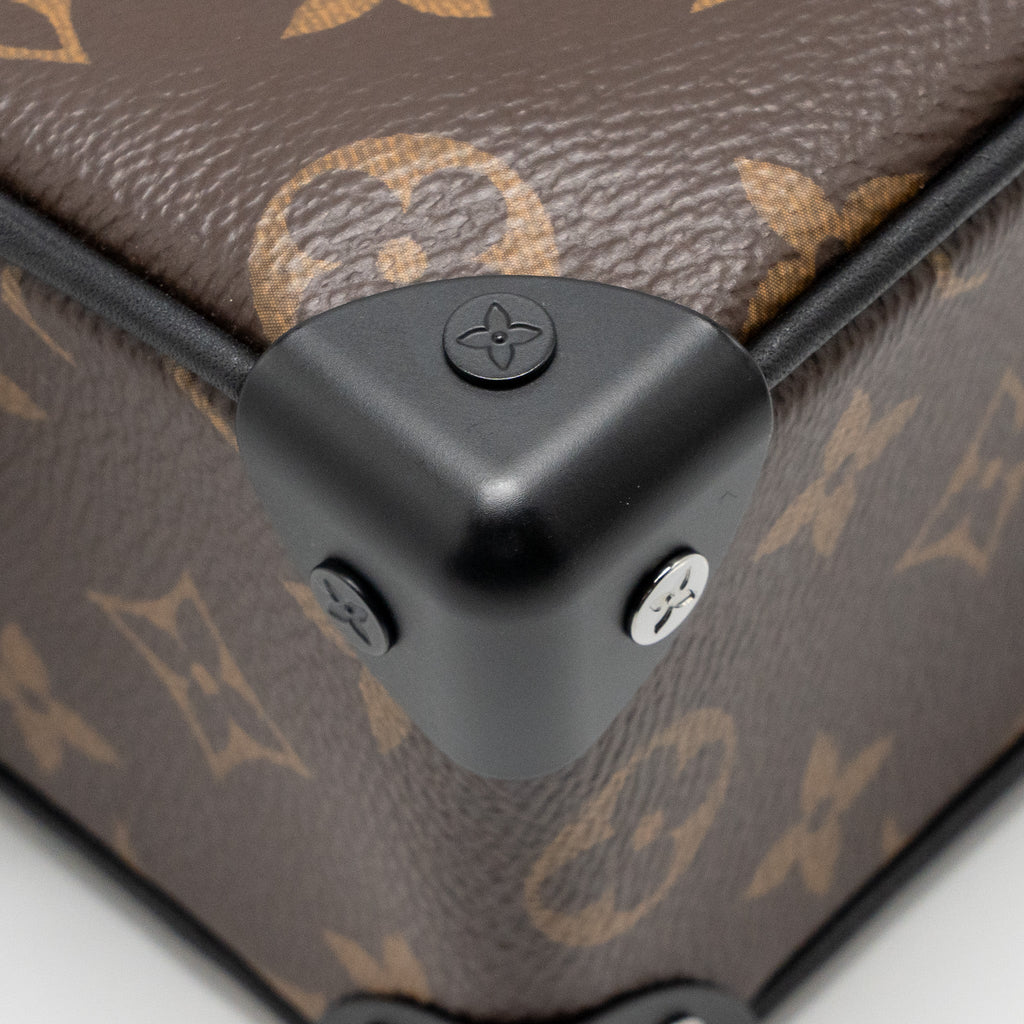 MINI SOFT TRUNK MONOGRAM CANVAS MARA-BLACK/ORANGE HARDWARE
