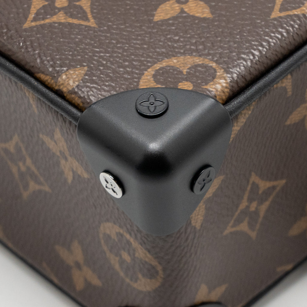MINI SOFT TRUNK MONOGRAM CANVAS MARA-BLACK/ORANGE HARDWARE