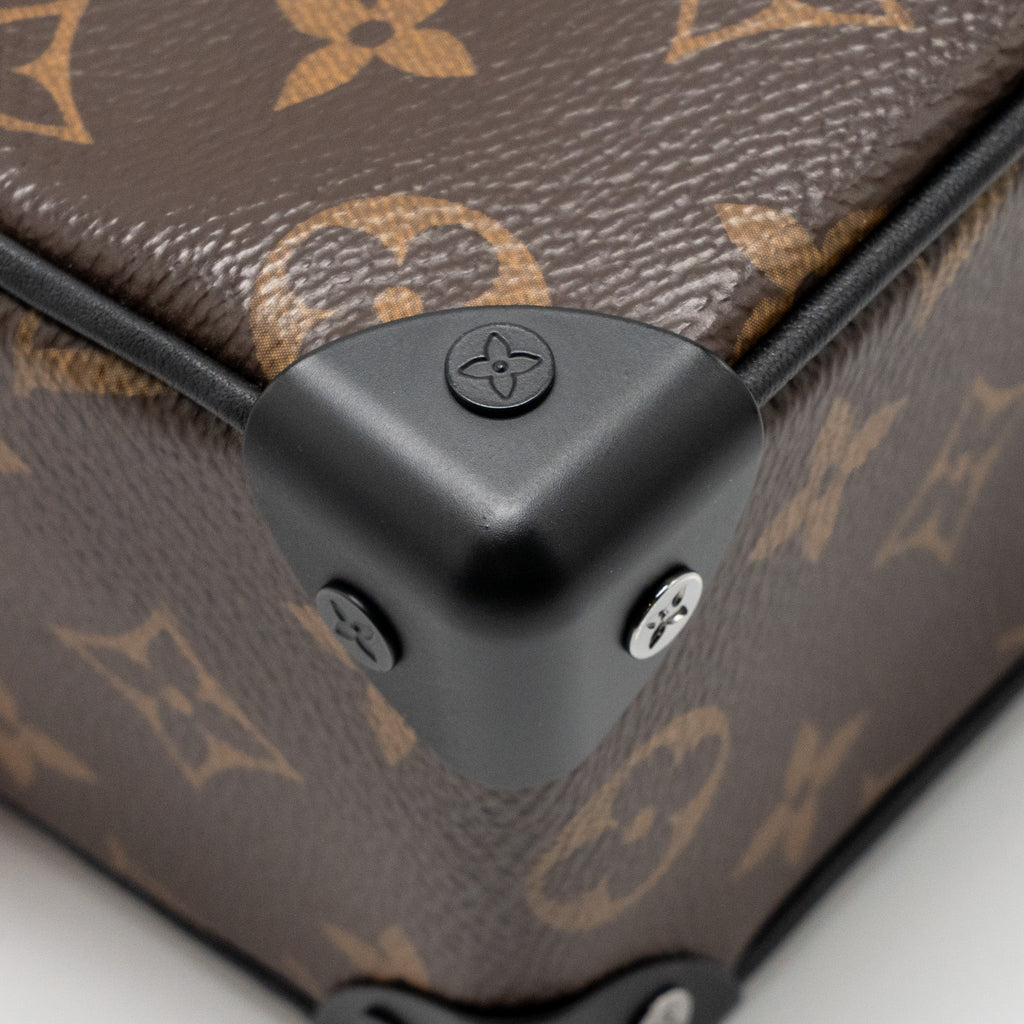 MINI SOFT TRUNK MONOGRAM CANVAS MARA-BLACK/ORANGE HARDWARE