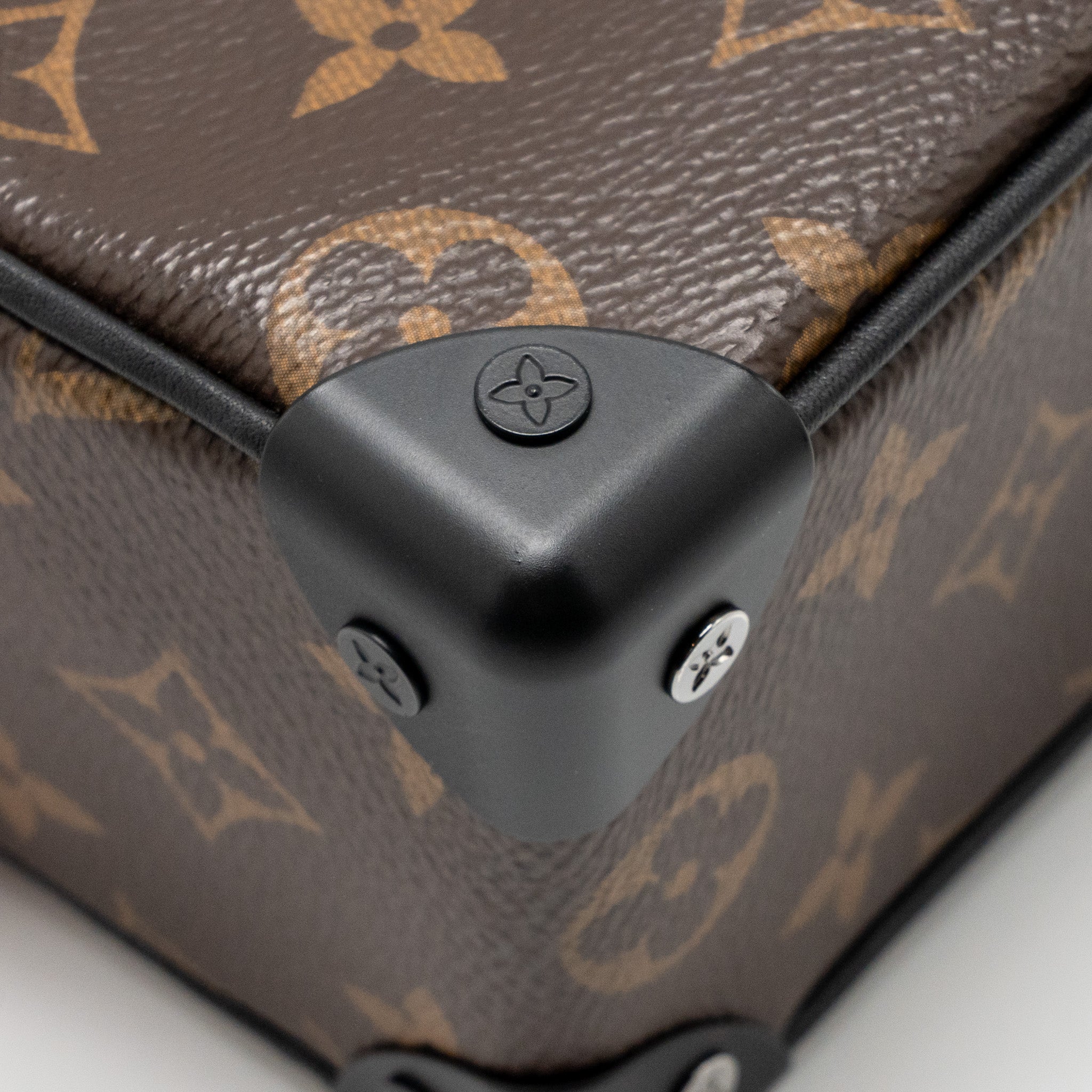 MINI SOFT TRUNK MONOGRAM CANVAS MARA-BLACK/ORANGE HARDWARE