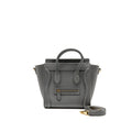 Celine Nano Luggage Bag Calfskin Grey GHW