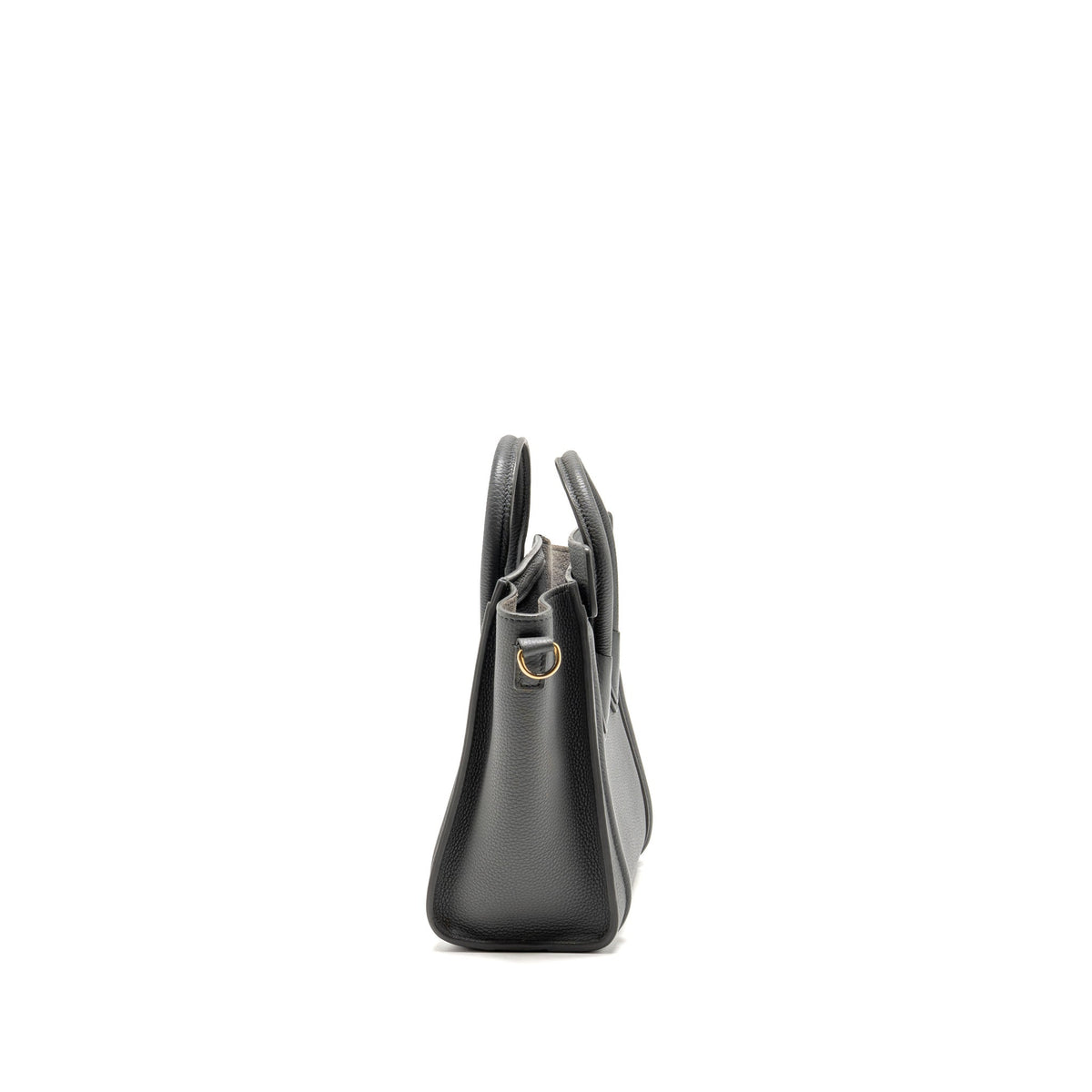 Celine Nano Luggage Bag Calfskin Grey GHW
