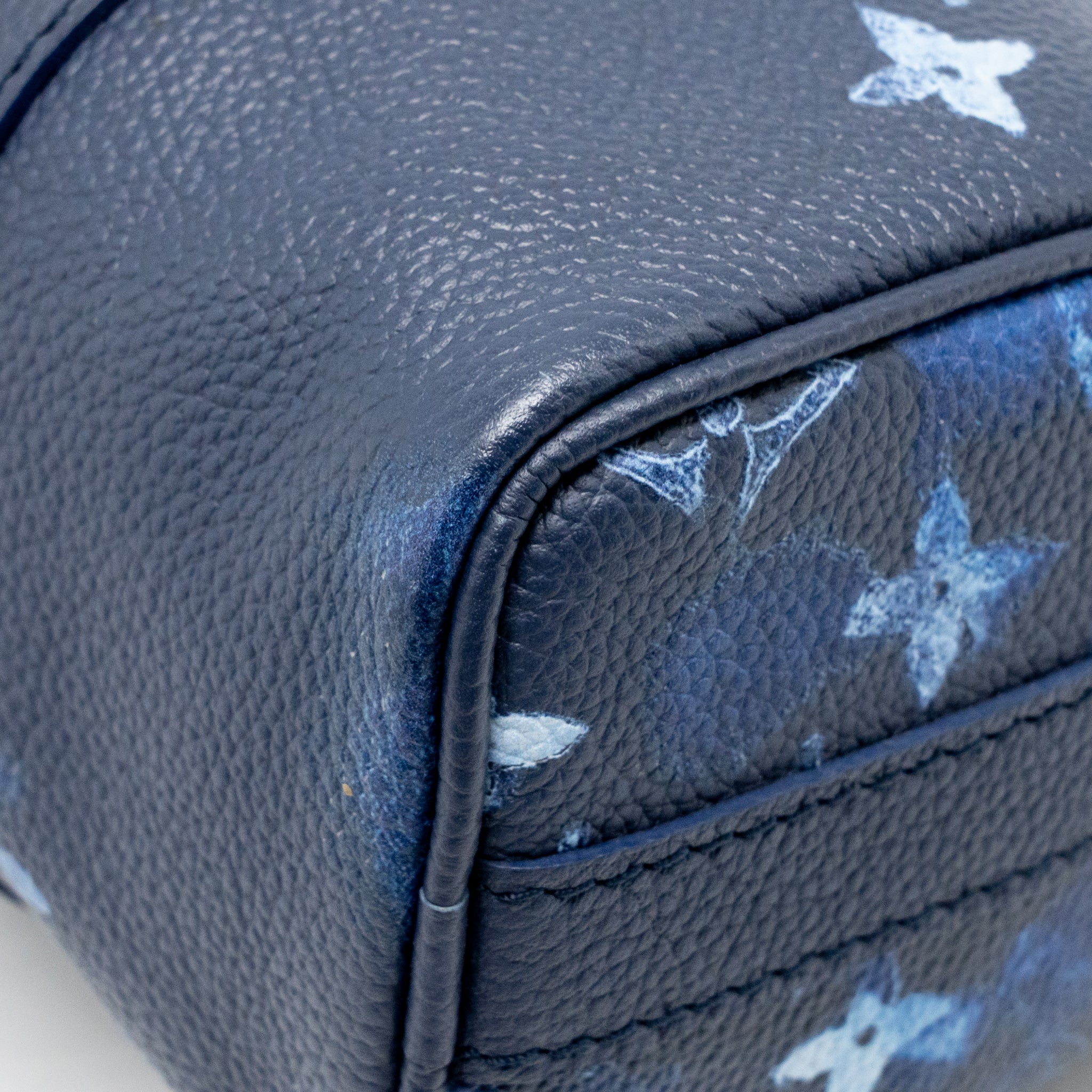 KEEPALL XS CALFSKIN WATERCOLOUR NAVY SHW
