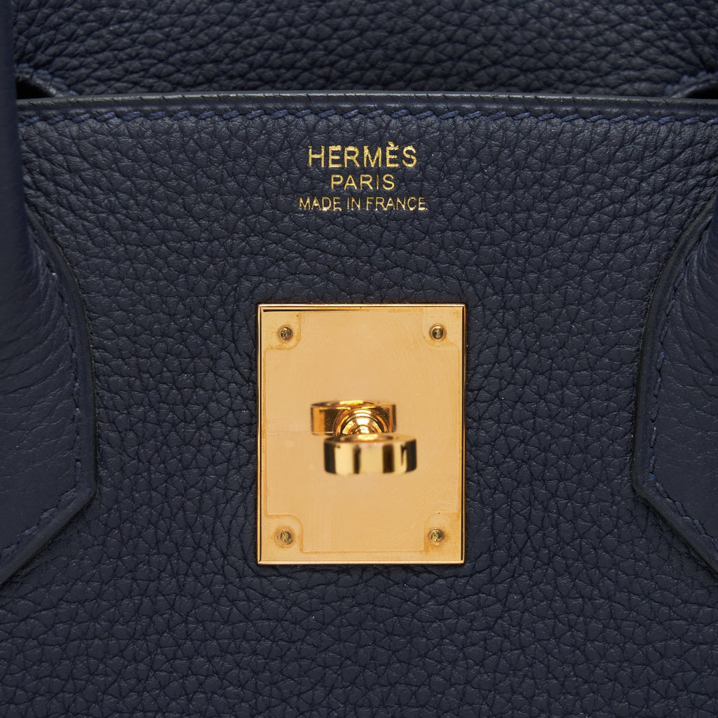 HERMES BIRKIN 30 TOGO 2Z BLUE NUIT RGHW