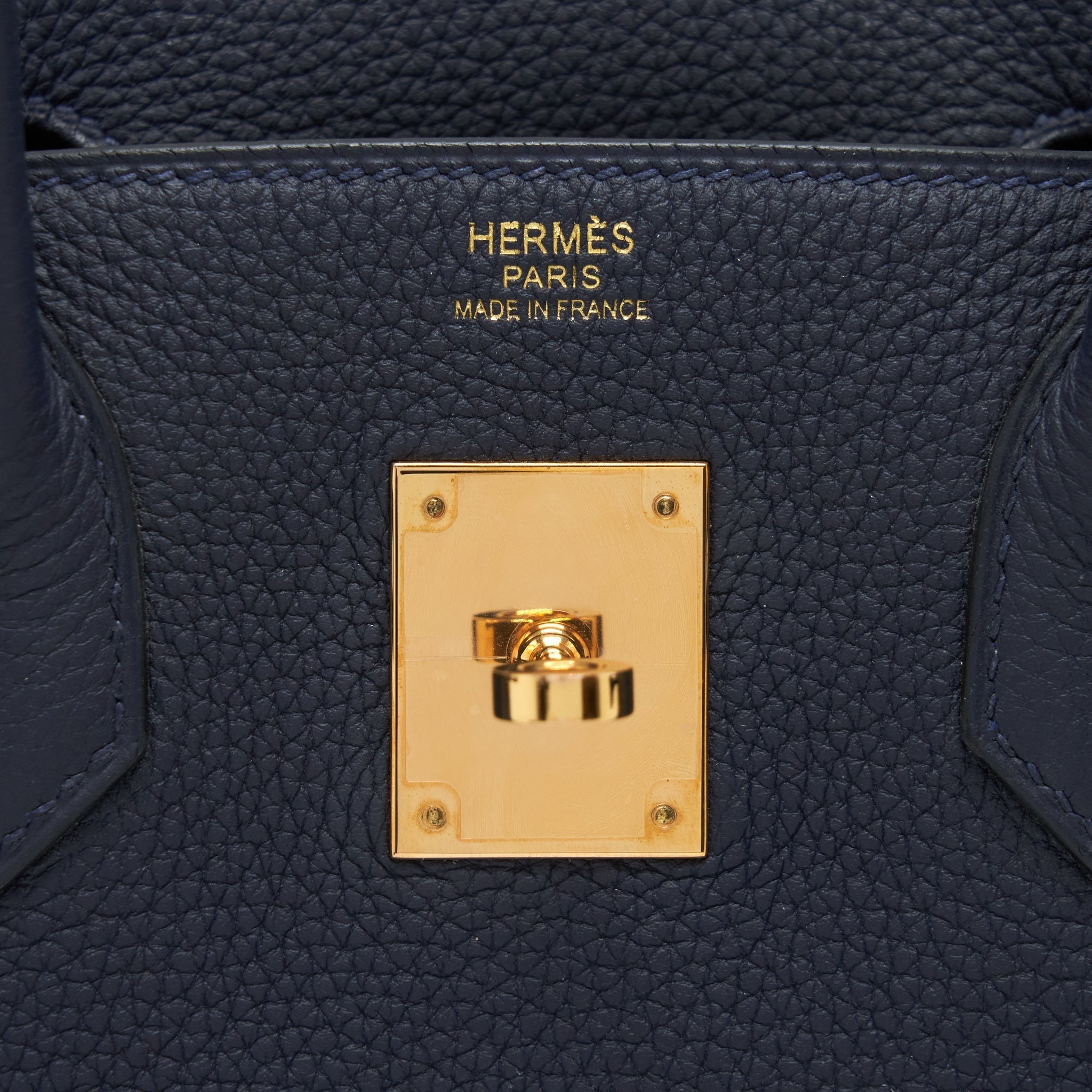 HERMES BIRKIN 30 TOGO 2Z BLUE NUIT RGHW