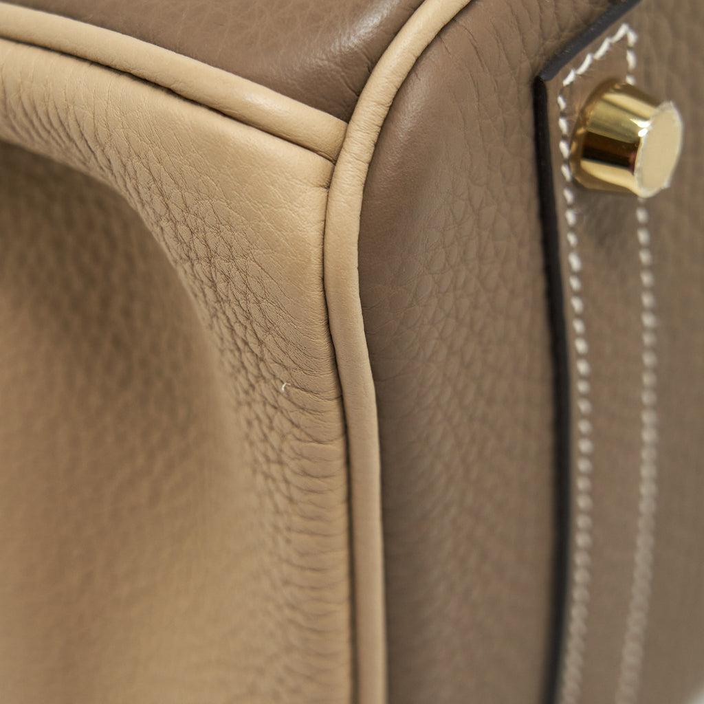 HERMES BIRKIN 30 TOGO SPECIAL ORDER ETOUPE / TRENCH BRUSHED GHW