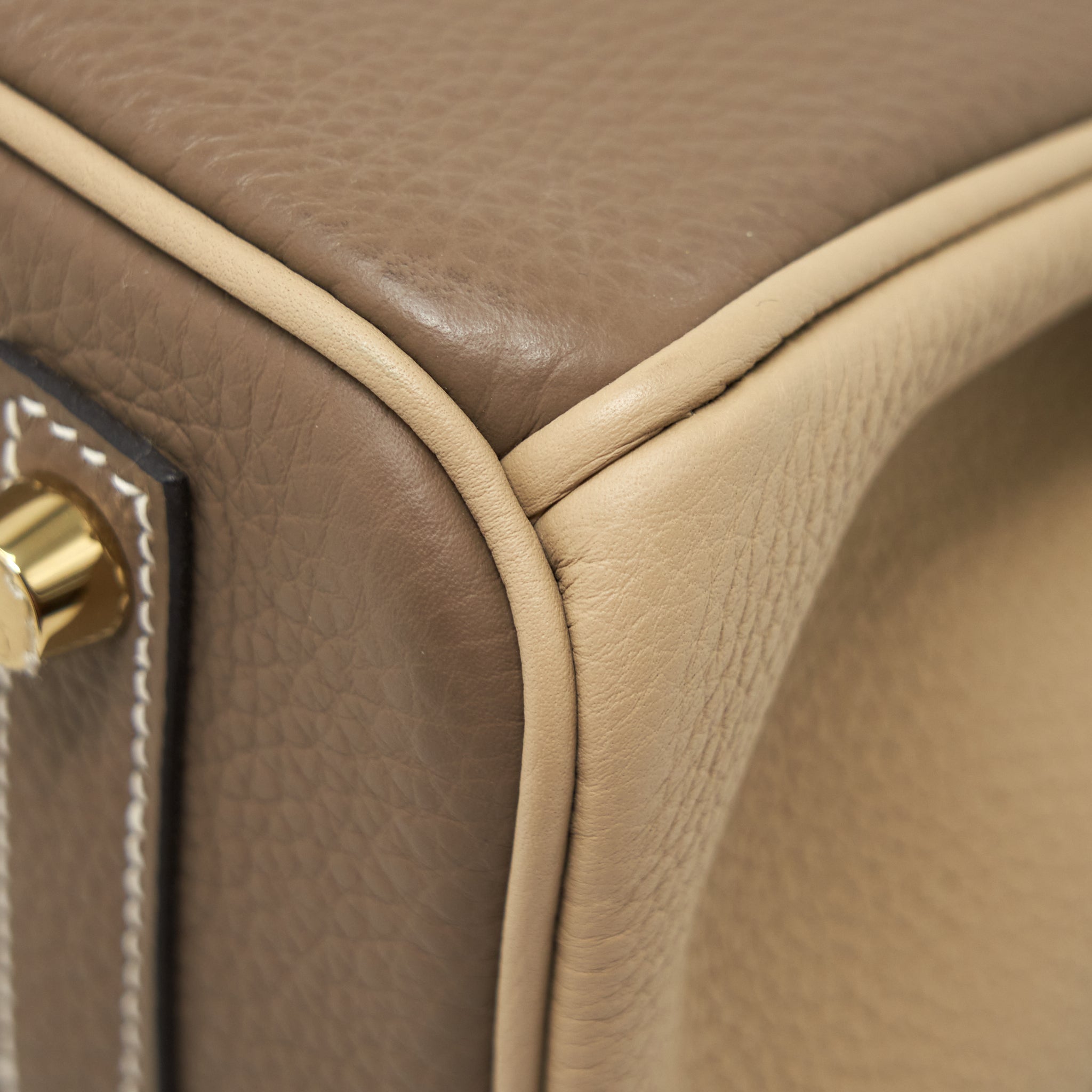 HERMES BIRKIN 30 TOGO SPECIAL ORDER ETOUPE / TRENCH BRUSHED GHW