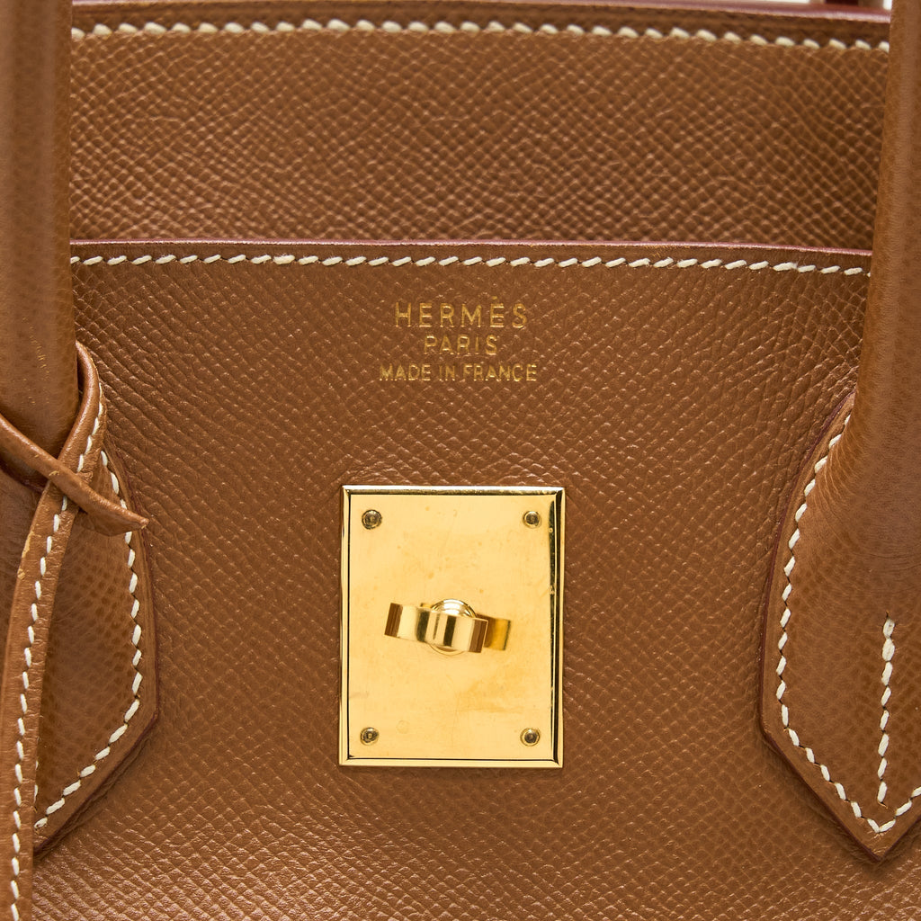 HERMES BIRKIN 35 EPSOM GOLD GHW