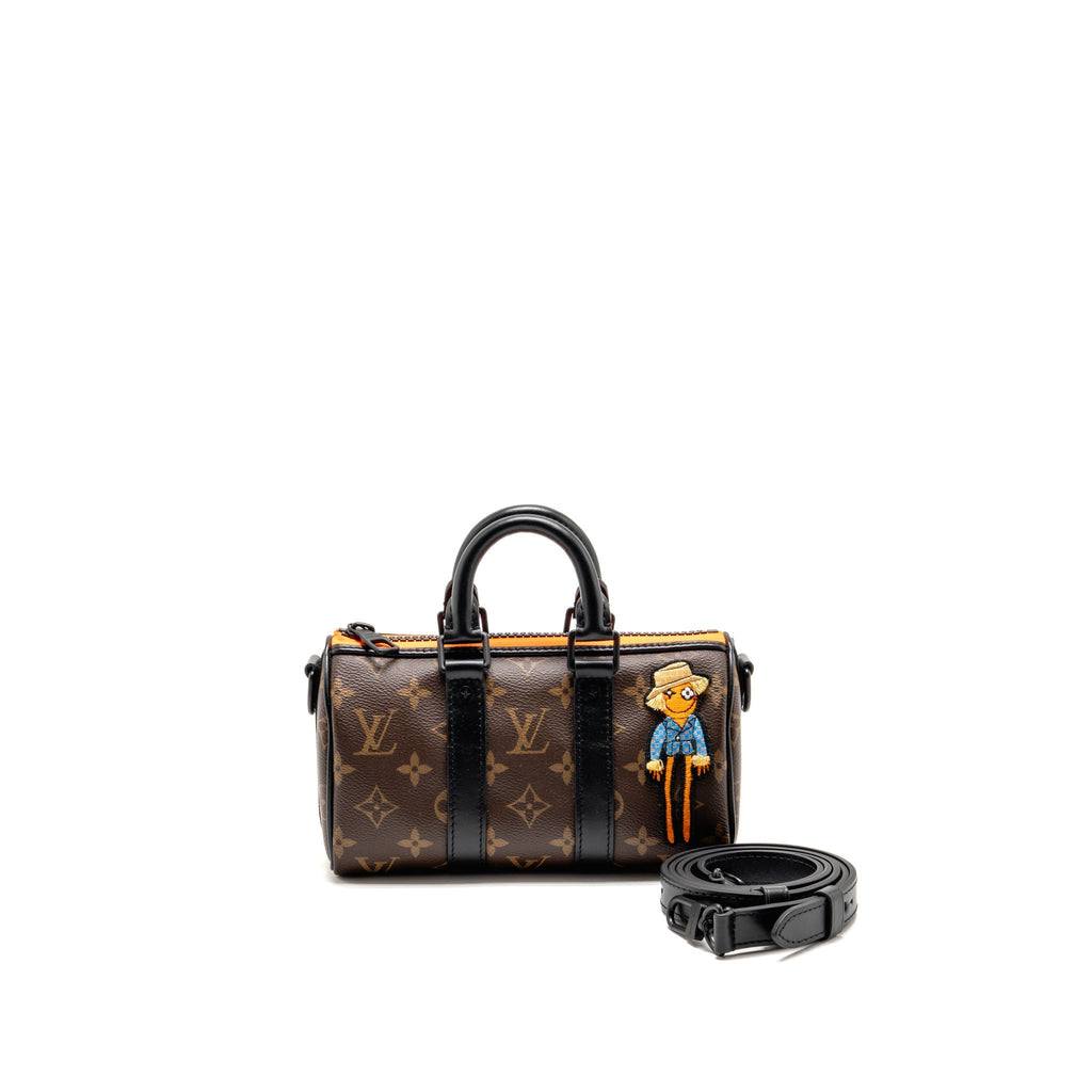 Louis vuitton Keepall XS zoom with friends monogram canvas black hardware
