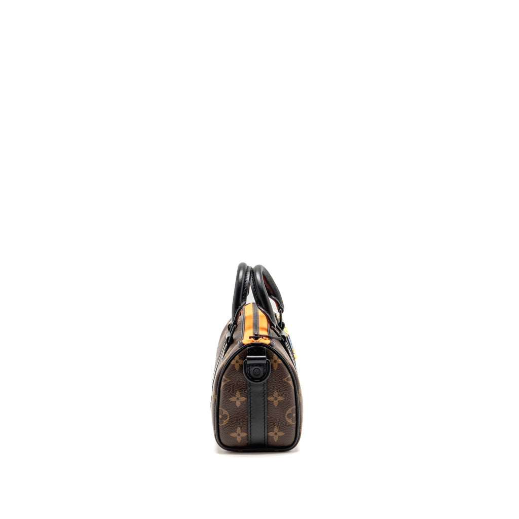 Louis vuitton Keepall XS zoom with friends monogram canvas black hardware