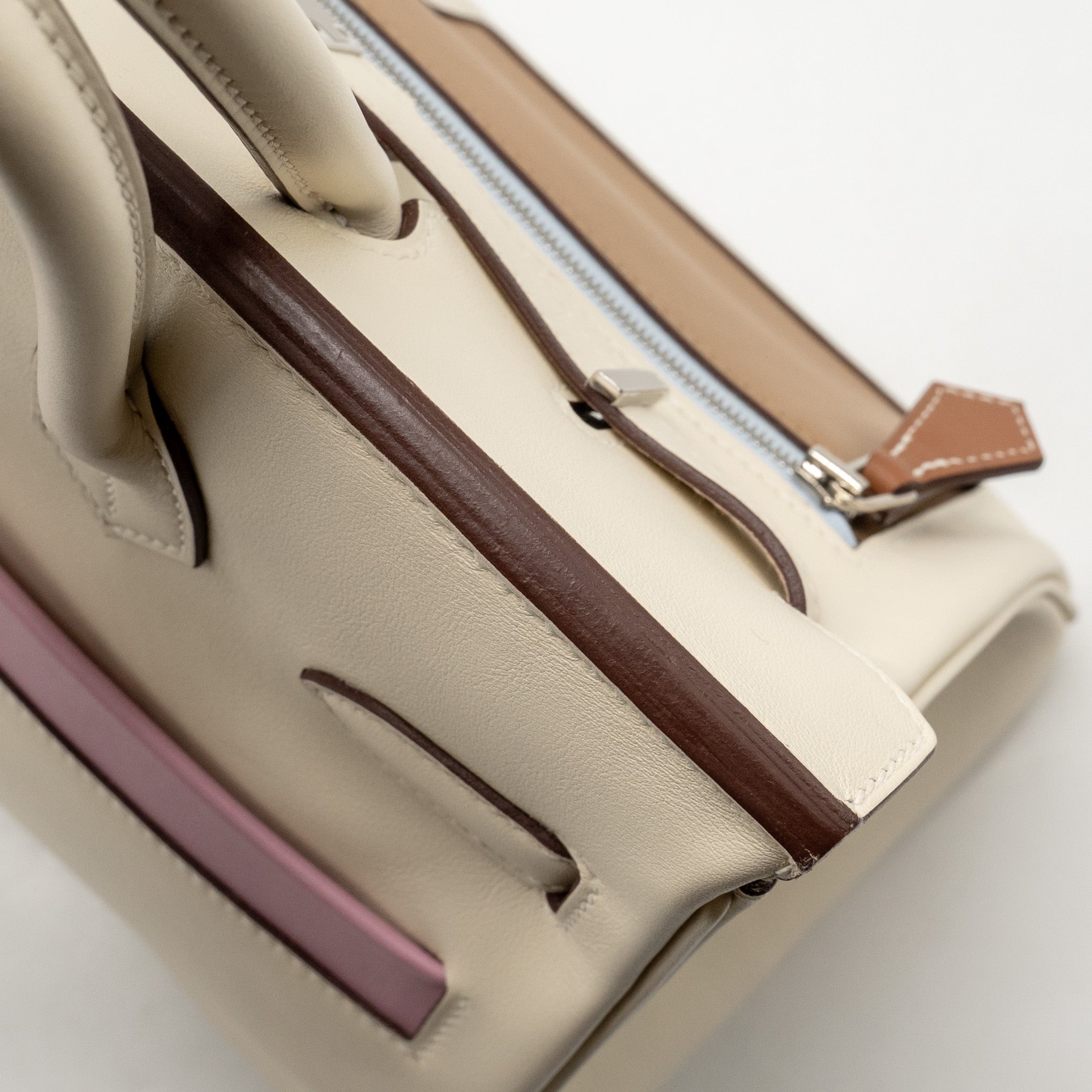 HERMES BIRKIN 30 COLORMATIC SWIFT NATA/CHAI/CUIVRE/LIME/MAUVE SHW