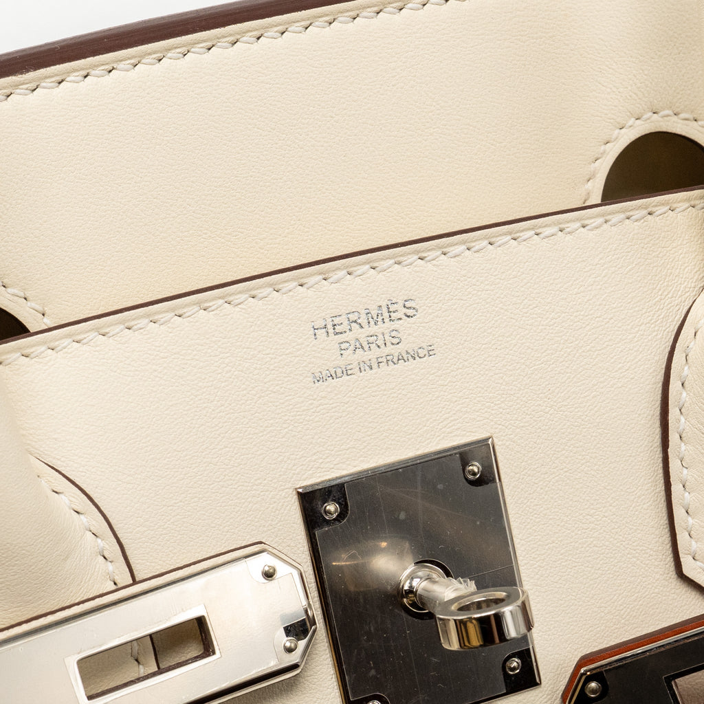 HERMES BIRKIN 30 COLORMATIC SWIFT NATA/CHAI/CUIVRE/LIME/MAUVE SHW
