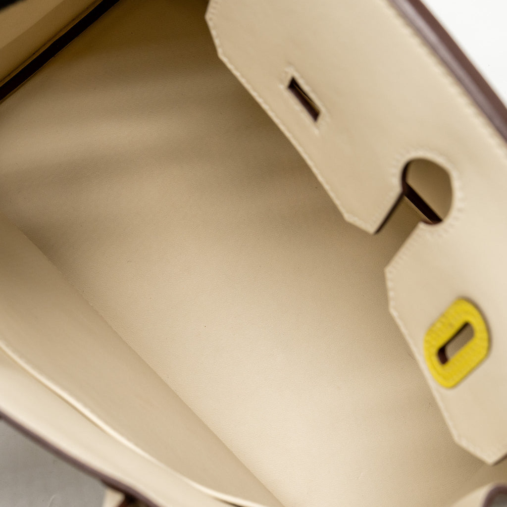 HERMES BIRKIN 30 COLORMATIC SWIFT NATA/CHAI/CUIVRE/LIME/MAUVE SHW