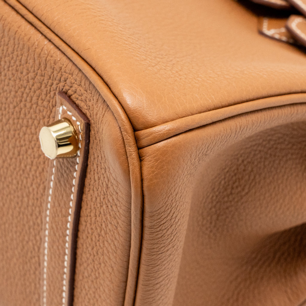 HERMES BIRKIN 25 TOGO GOLD GHW