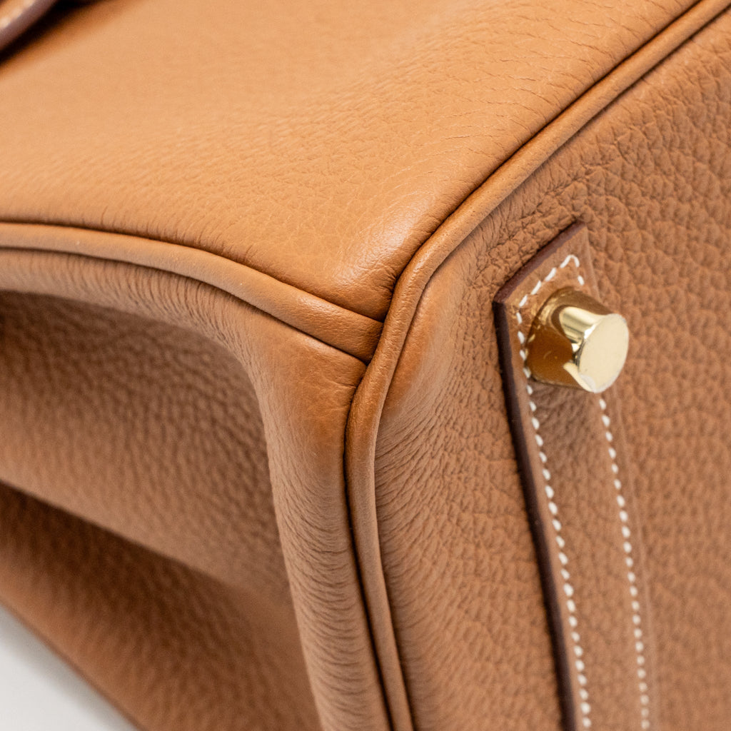 HERMES BIRKIN 25 TOGO GOLD GHW