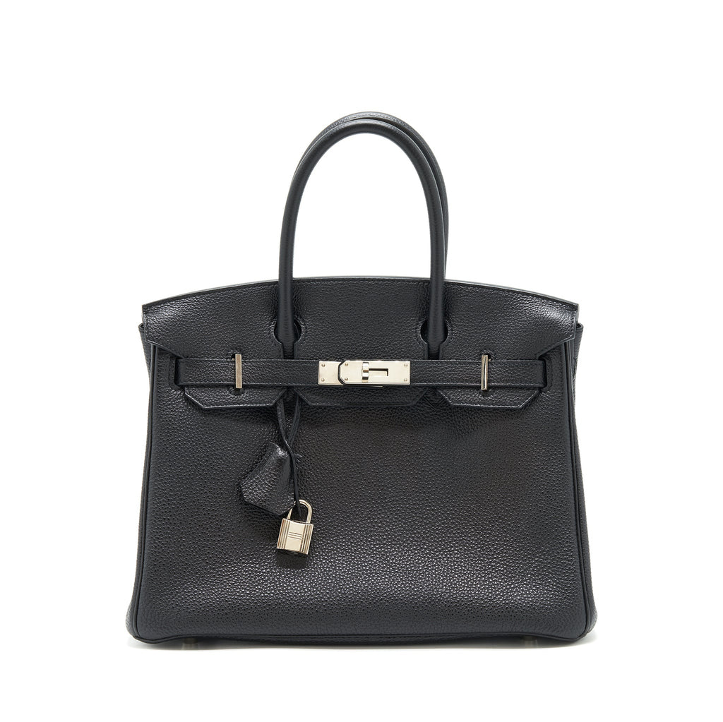 HERMES BIRKIN 30 TOGO BLACK SHW