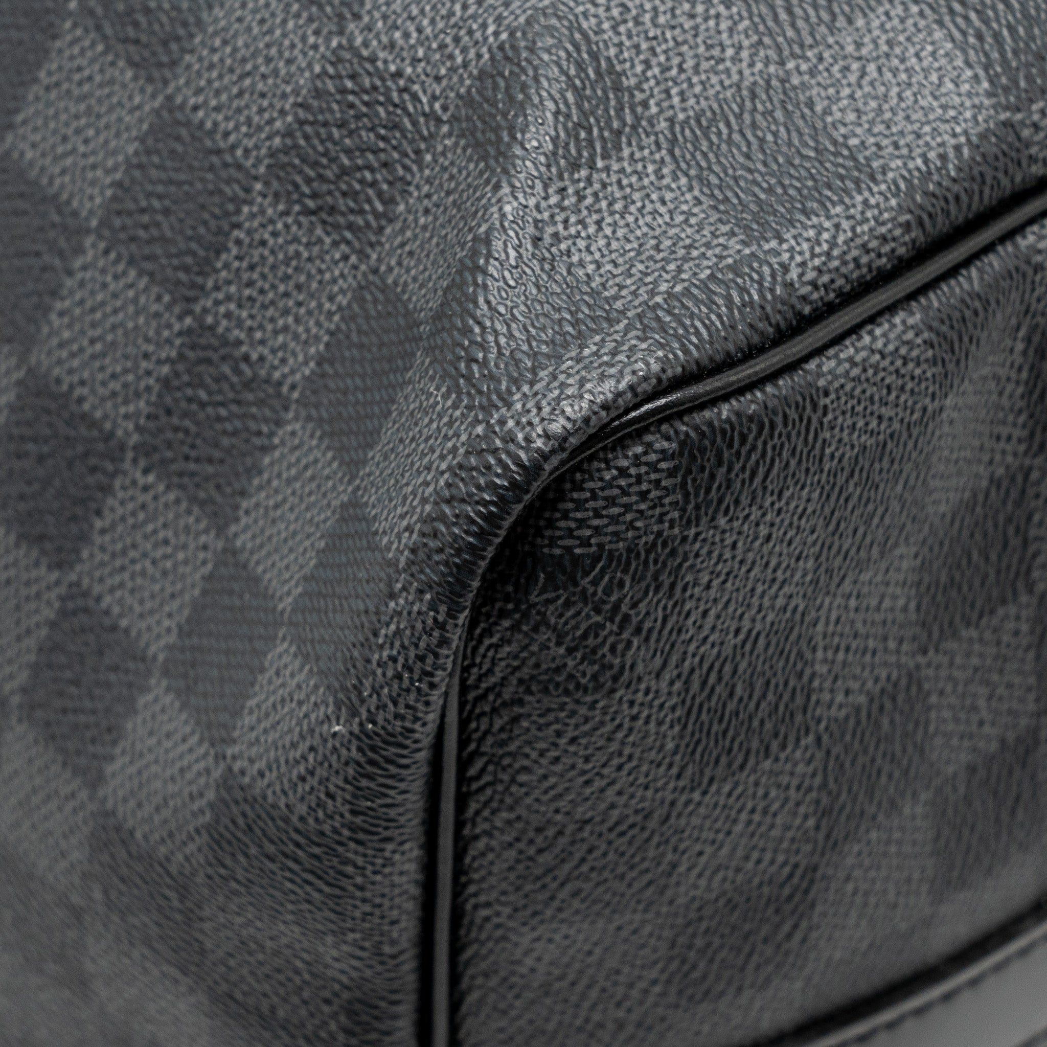 KEEPALL BANDOULIERE 45 DAMIER GRAPHITE CANVAS BLACK SHW
