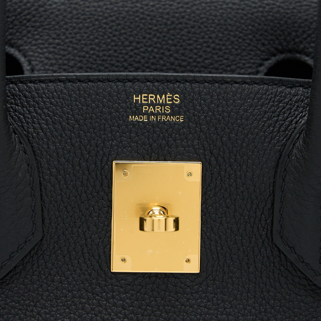 HERMES BIRKIN 30 TOGO BLACK GHW