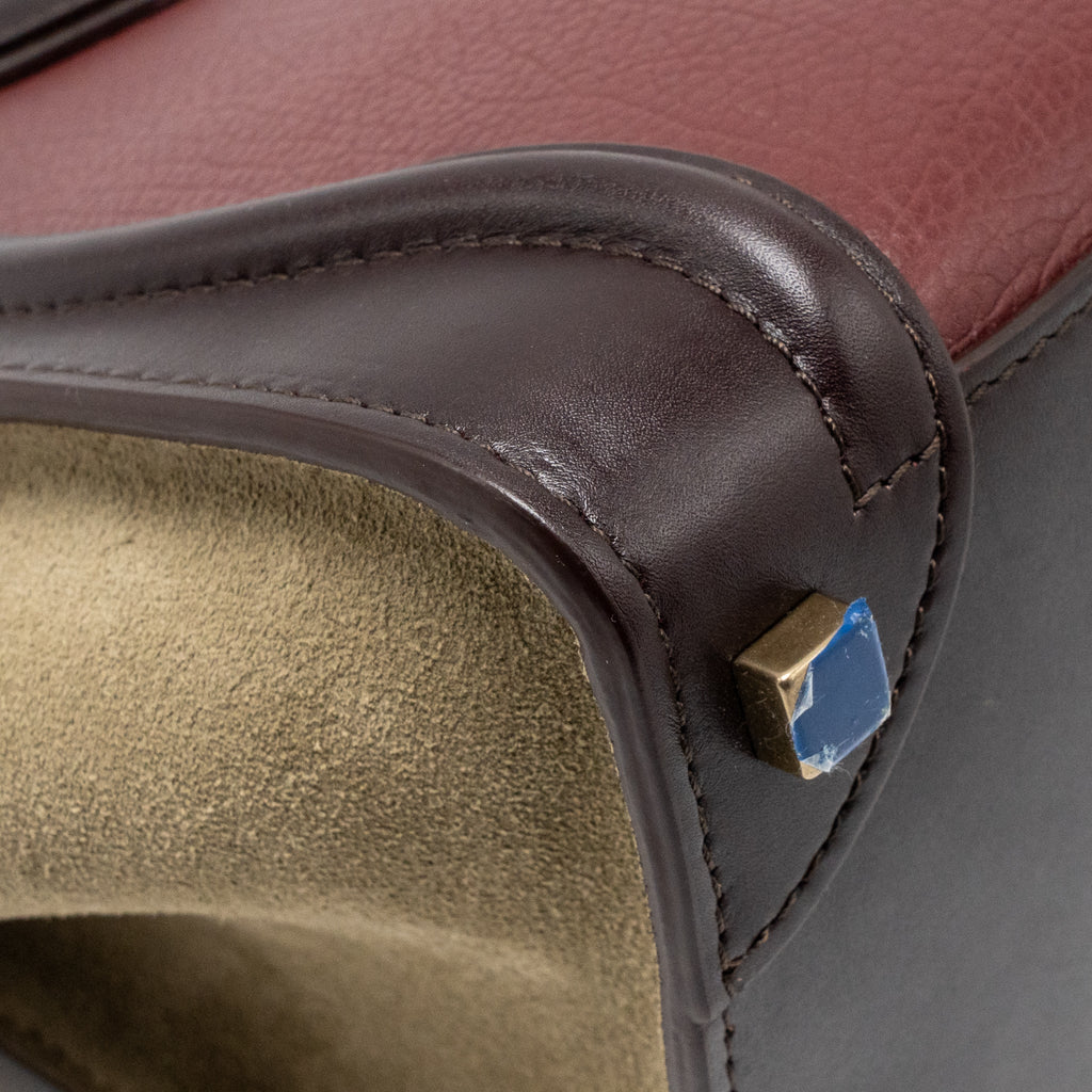 MICRO LUGGAGE BAG LEATHER MULTICOLOR