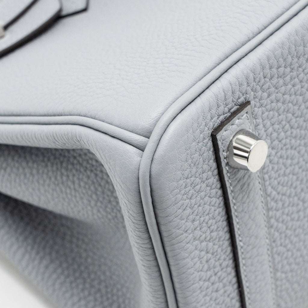HERMES BIRKIN 25 TOGO GRIS PANTIN SHW