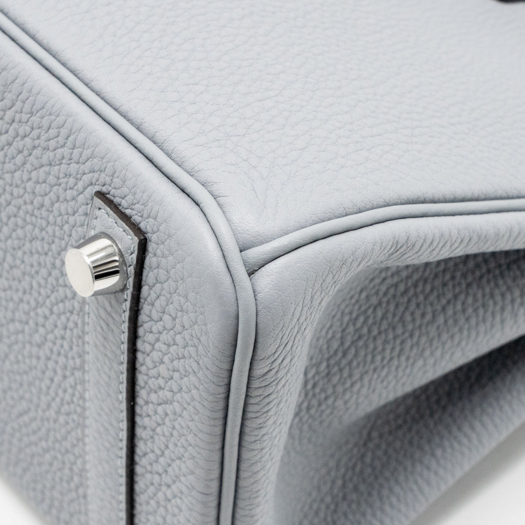 HERMES BIRKIN 25 TOGO GRIS PANTIN SHW