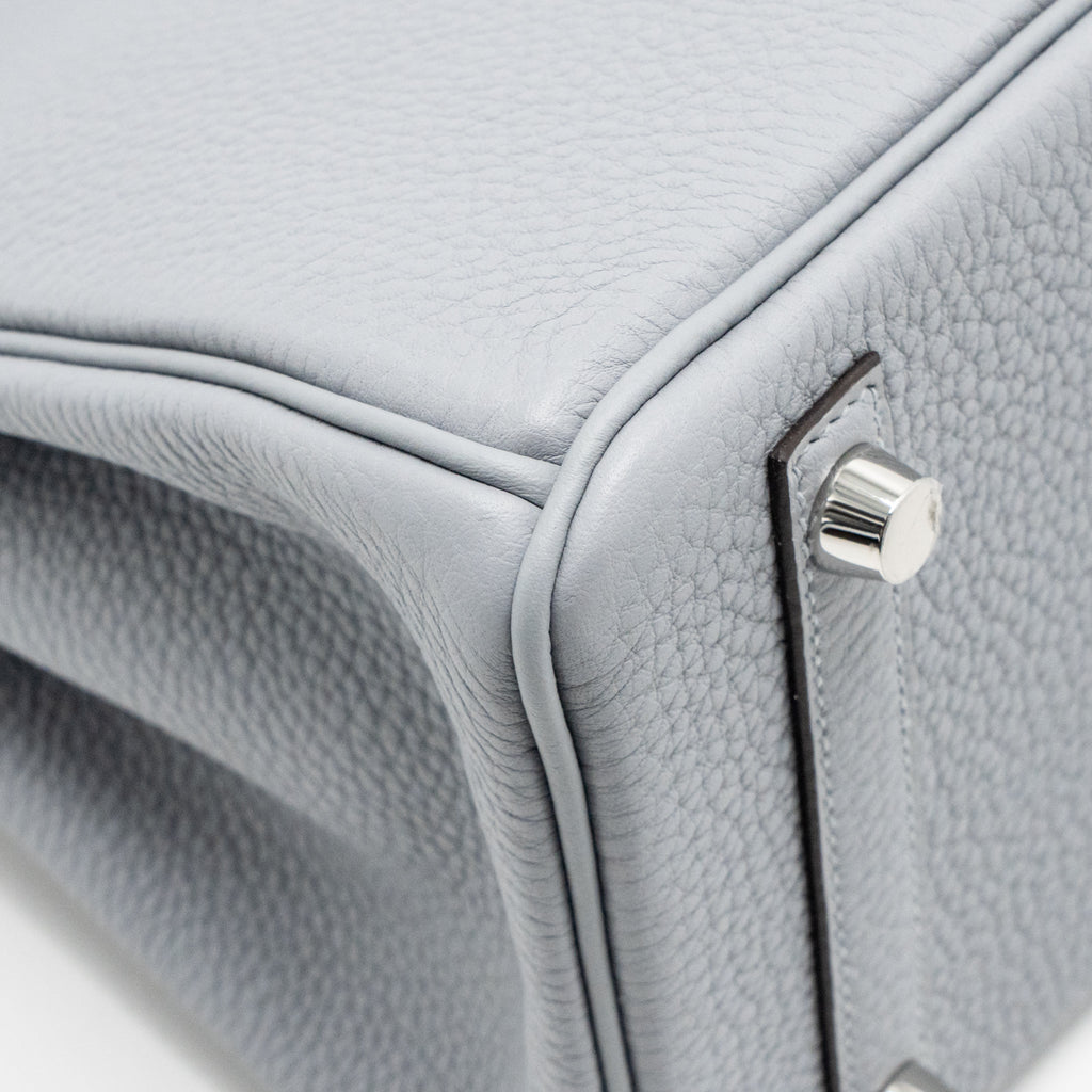 HERMES BIRKIN 25 TOGO GRIS PANTIN SHW