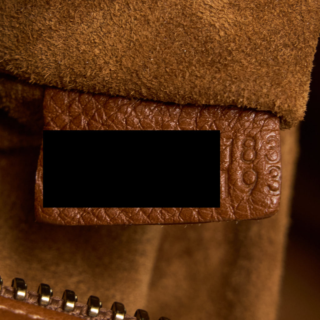 MICRO LUGGAGE BAG CALFSKIN BROWN GHW